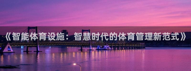 注册意昂4：《智能体育设施：智慧时代的体育管理新范式