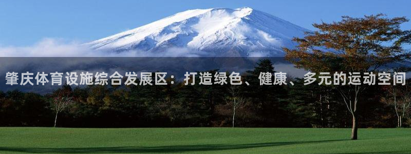 意昂4集团官网首页：肇庆体育设施综合发展区：打造绿色