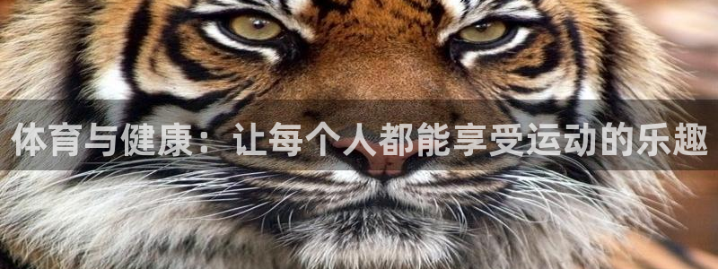 意昂4代理：体育与健康：让每个人都能享受运动的乐趣