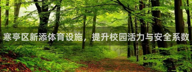 意昂4新能源：寒亭区新添体育设施，提升校园活力与安全
