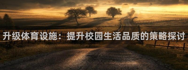 意昂体育4平台注册流程视频：升级体育设施：提升校园生