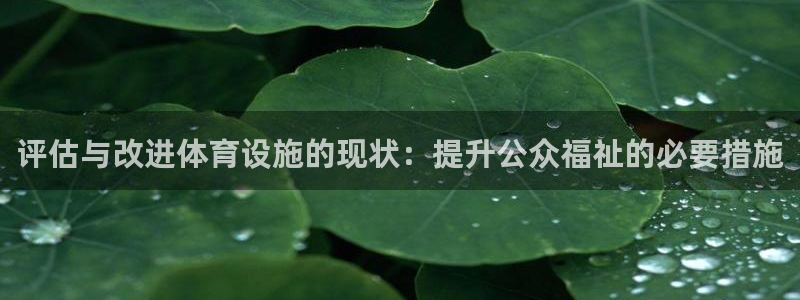 意昂体育4平台注册流程视频：评估与改进体育设施的现状：提升公